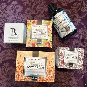 Lot of Beekman 1802 Body Butters, Milk Bar, and Shampoo